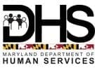 A logo of the department of human services.